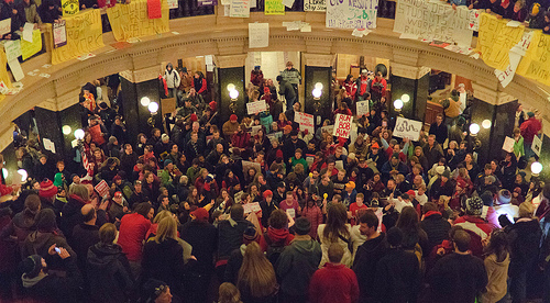 Wisconsin Union protests