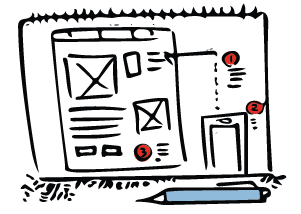 sketching different sized interfaces