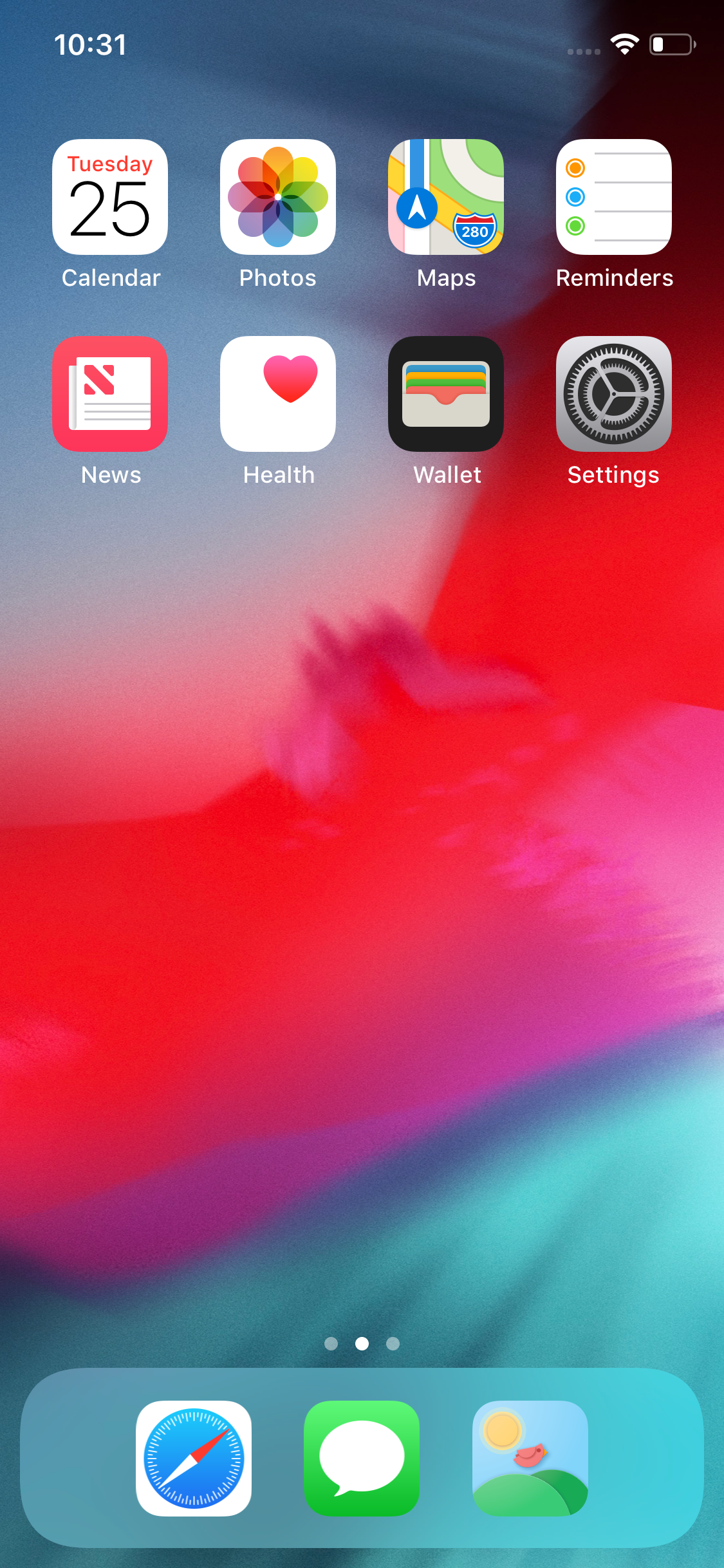 Birb logo on iOS home screen